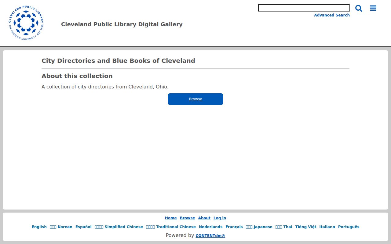 Euclid city directory related Cleveland directory collection