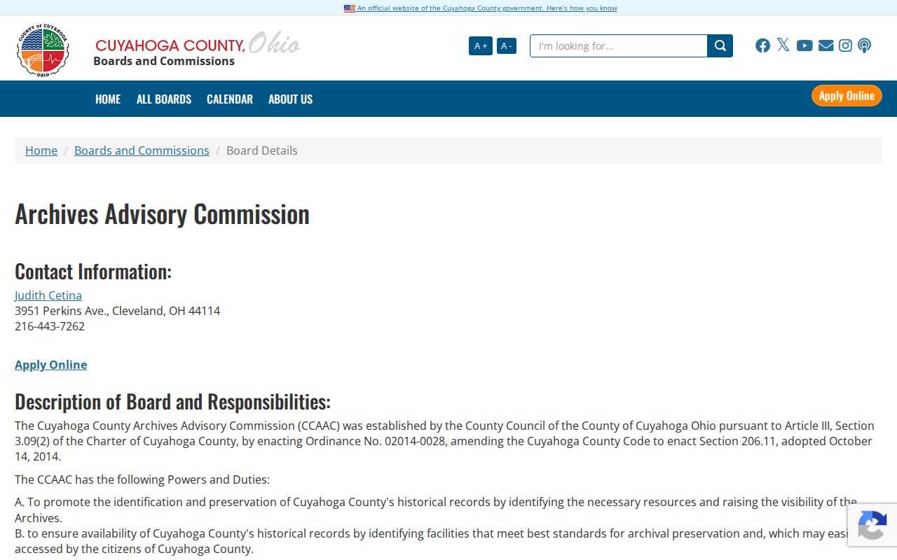 Euclid neighbors County Archives public access information